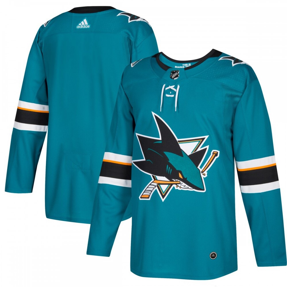 San Jose Sharks adidas Home Authentic Blank Jersey - Teal-Pro Kit Vault | Brand New 26/27 Sports Jerseys